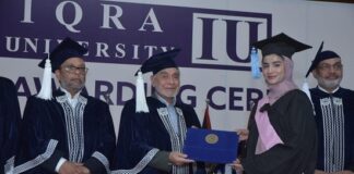 Iqra University Honors 600 Graduates at its Degree Awarding Ceremony 2023