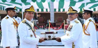 ADMIRAL NAVEED ASHRAF ASSUMES COMMAND OF PAKISTAN NAVY