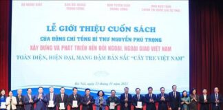 Communist Party leader’s book on Vietnam’s diplomacy launched