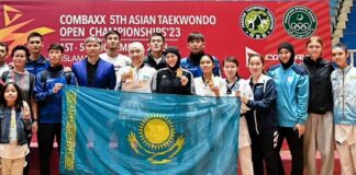 «Combaxx» 5th Open Asian Taekwondo Championship Islamabad-Kazakhstan First in Women Third in Men