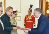 Ambassador of Egypt H.E Dr. Ihab Mohamed Abdelhamid Hassan Presents Credentials to President of Pakistan