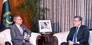 CPEC helps further strengthening Pak-China relations: President with Pakistani Ambassador to Beijing