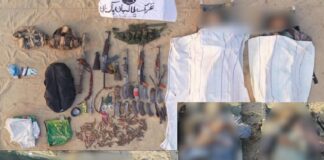 Pakistan Army Guns Down 5 Terrorists in Mullazai area of Tank District KPK