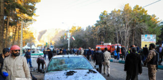 Two separate explosions left 103 people killed and 141 injured in the Iranian city of Kerman