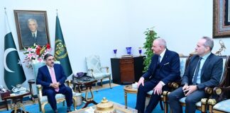 Ambassador of Italy Pays Farewell Call on Caretaker Prime Minister Pakistan