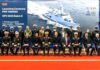 Launch of 4th Offshore Patrol Vessel PNS YAMAMA for Pakistan at DAMEN Romania