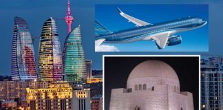Azerbaijan Airline Starting Direct Flights from Baku to the Third Destination in Pakistan, the Largest City Karachi