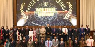 Inaugural 1st NuTech Student Council Oath Taking Ceremony & scholarship awards to Brilliant students