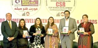 “Corporate Social Responsibility (CSR) for Women Development” Awards for Bank of Punjab & National Bank of Pakistan