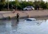 Domestic Dispute : Husband Throws Car with Wife into Canal after Taking Her out on the Pretext of Long Drive