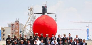 Launching of the First Hungura Class Submarine to be Developed for Pakistan in China