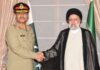 Army Chief Pakistan Describes Pak-Iran Border as Border of Peace & Friendship in Meeting with President Raisi