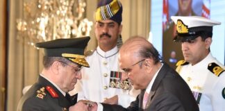 President confers Nishan-i-Imtiaz (Military) upon Commander of Turkish Land Forces