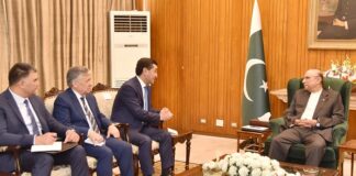 President of Pakistan for Broadening Economic and Cultural Cooperation with Uzbekistan
