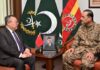Chinese Minister International Development & COAS Pakistan Discuss Progress on CPEC