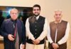 Social Media Expert Eyab Ahmad Calls on Mian Nawaz Sharif in Lahore