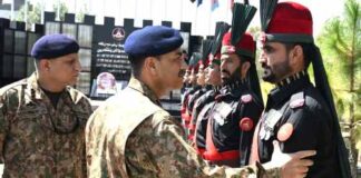 Pakistani Army Chief Visits South Waziristan – Receives Briefing about ongoing Operations against Terrorists