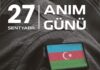 Remembrance Day of Martyrs in Azerbaijan