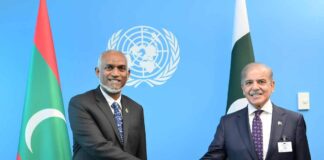 President Maldives & Prime Minister Pakistan Meet at Sidelines of UNGA in New York