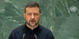 Russia can’t win on the battlefield, so it’s finding other ways to torment Ukrainian civilians, Zelenskyy tells UN