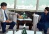 Pakistani Minister IT discusses enhancing bilateral cooperation with Amb Uzbekistan
