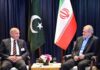 Pak Iran Leaders Review Entire Spectrum of Relations in Meeting at sidelines of 79th UNGA