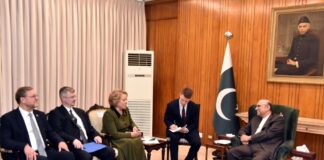 Speaker of Russian Parliament calls on President Pakistan, Both leaders reaffirm to further strengthen bilateral ties