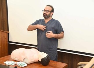 The National Emergency Health Services (NEHS) hosts Basic Life Support training workshop for Journalists