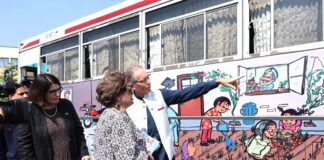 40 Years of Australia-Pakistan Agriculture Cooperation – High Commissioner Launches Bus Art Depicting Ways to Save Water and Improve Food Security
