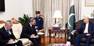 President Pakistan for boosting economic cooperation with Turkmenistan