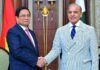 Prime Minister Shehbaz Invites Vietnamese Counterpart to Visit Pakistan