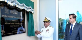 Chief of the Naval Staff Inaugurates Bahria University College of Medicine in Islamabad