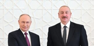 Azerbaijan Russian Presidents Discuss Cooperation on Telephone