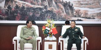 CGS Pakistan Army calls on Commander People’s Liberation Army of China in Beijing