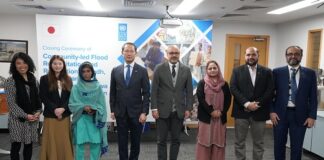 The Government of Japan and UNDP help restore livelihoods of over 141,000 flood-affected individuals in Pakistan