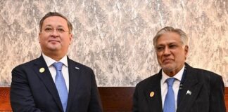 Pak Kazakh Foreign Ministers Meet @ Sidelines of ECO Council of Ministers Mashhad