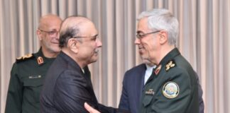 Chief of General Staff of the Iranian Armed Forces calls on President Asif Ali Zardari and COAS Asim Munir