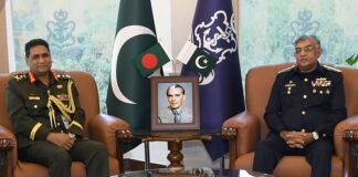 Pakistan Bangladesh Enhanced Naval Collaboration Discussed in Meeting between Visiting Delegation & CONS