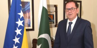 ” BOSNIA & HERZEGOVIA IS GATEWAY FOR PAKISTAN TO EUROPE ” Ambassador Emin Cohodarevic Looks Forward to Strengthen Bilateral Cooperation in All Sectors