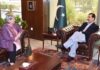 Chairman Senate Invites Irish Parliament Delegation to Visit Pakistan