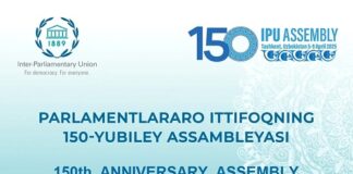 Tashkent as a Center of Parliamentary Diplomacy : The Anniversary IPU Assembly – by Prof Akmal Saidov