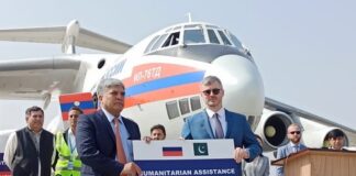 Russia Sends Humanitarian Aid for Victims of Terrorist Attacks in Pakistan