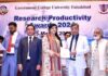 Dr. Shahida Naz Honored with Research Productivity Award for Outstanding Publications