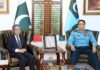 Chinese Ambassador calls on Air Chief Pakistan – Praises the Best Utilization of Chinese Tech in Thwarting the Attack of the Enemy