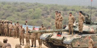 Pakistan Army Chief @ Military Exercise ” Hammer Strike ” – Says ” Any military misadventure by India will be met with a swift, resolute, and notch-up response”