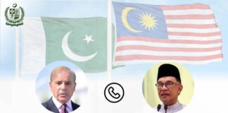 Pakistani Malaysian Prime Ministers Exchange Eid Greetings