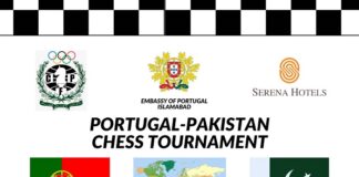 Portugal-Pakistan 2025 Chess Tournament Today @ Serena Hotels Islamabad