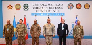 Pakistan Hosts Chief of Defense Staffs of USA, Kazakhstan, Kyrgyzstan, Tajikistan, Uzbekistan at Strenghneing Bonds Securing Pease Conference