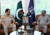 Libyan General Saddam Haftar visits Naval Headquarters Islamabad- Discusses Cooperation with CNS Pakistan