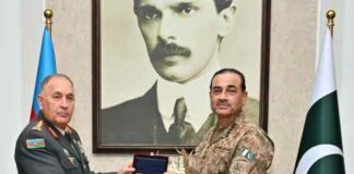 Azerbaijan confers Patriotic War Medal for “Services in the Field of Military Cooperation”, upon Field Marshal Asim Munir